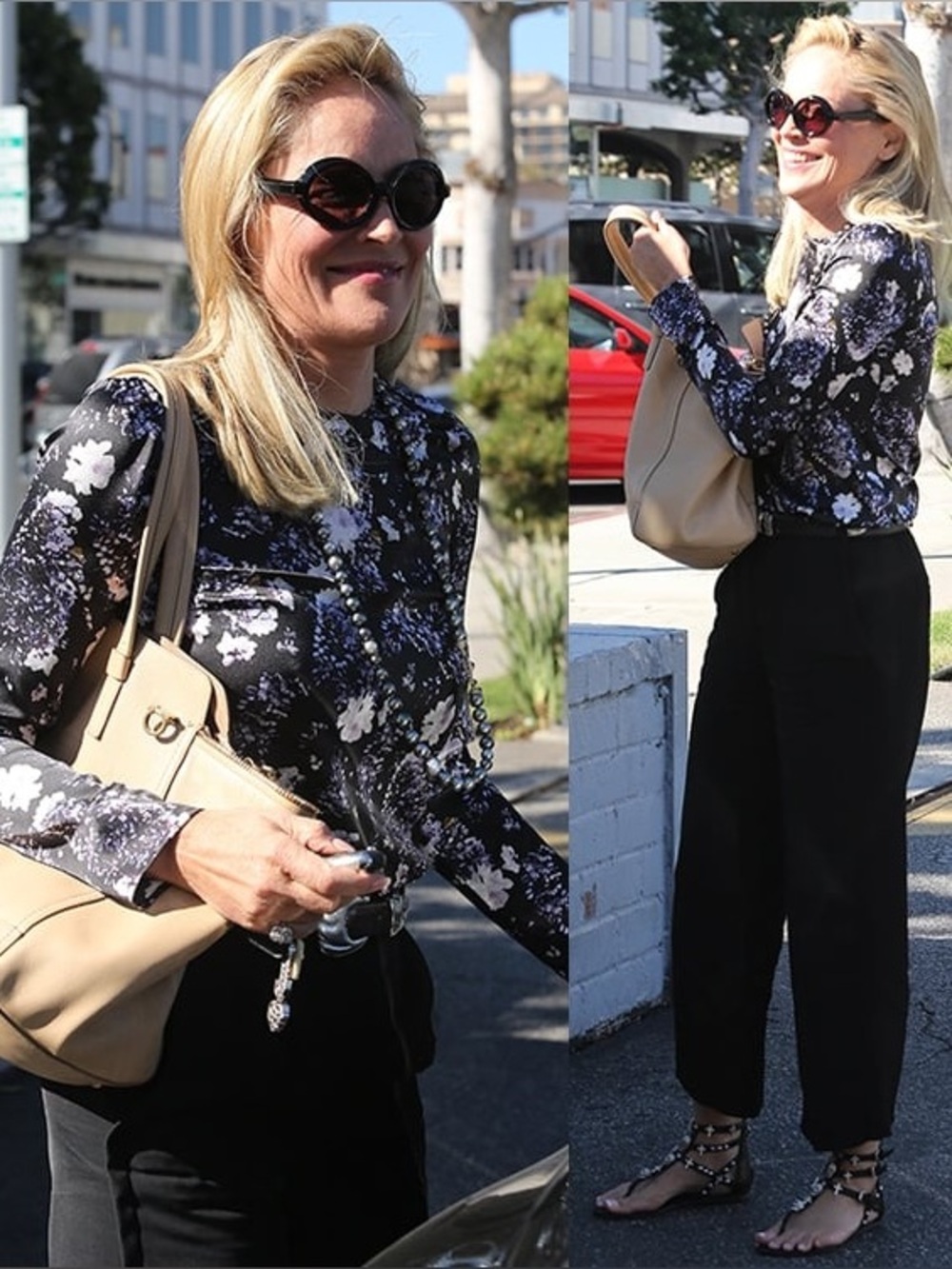 Ash black skulls and crosses sandals as seen on Sharon stone  39